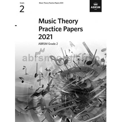 英皇考级 乐理试题试卷 2021年乐理真题 2级 英文原版 不含答案