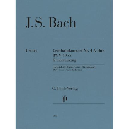 预售 J·S·巴赫  A大调第四号羽管键琴协奏曲 BWV 1055  HN 1383