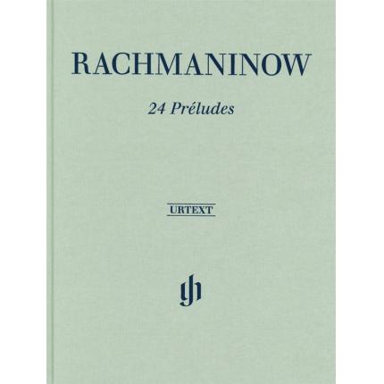  Rachmaninoff 拉赫玛尼诺夫 24首钢琴前奏曲（精装） HN 1520