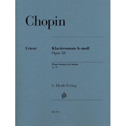 Chopin 肖邦 b小调钢琴奏鸣曲 op. 58  HN 871