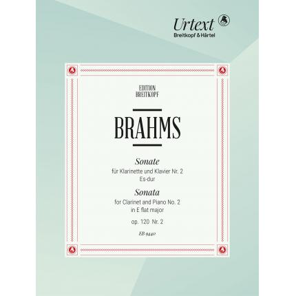 Brahms 勃拉姆斯：降E大调单簧管奏鸣曲 OP.120，NO.2  EB 9440