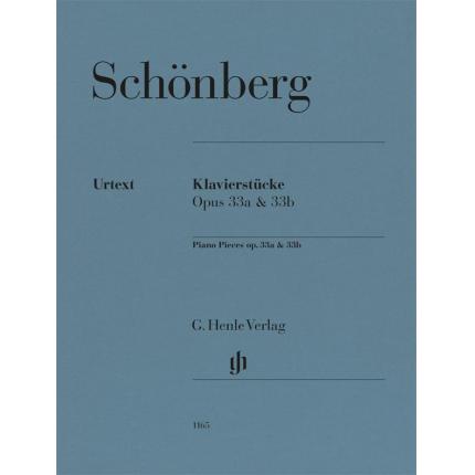 schoenberg 勋伯格 钢琴小品 op. 33a & 33b  HN 1165