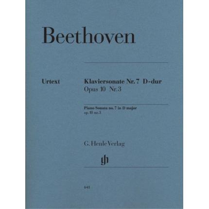 BEETHOVEN 贝多芬 D大调第7钢琴奏鸣曲 op. 10 no. 3 HN 641 