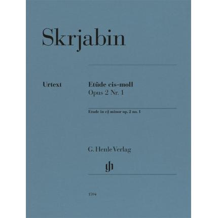 SKRJABIN 斯克里亚宾 钢琴练习曲 Etüde cis-moll op. 2 Nr. 1 HN 1594