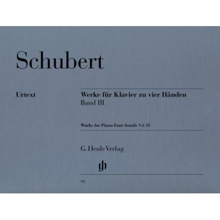 SCHUBERT 舒伯特 钢琴四手联弹作品集 Volume III HN 98