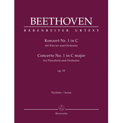 Beethoven 贝多芬 C大调第一钢琴协奏曲 op. 15 总谱 BA09021