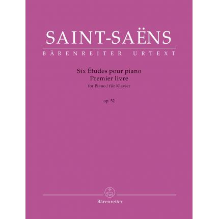  Saint-Saëns 圣-桑 六首钢琴练习曲 第一册 op. 52 BA11854