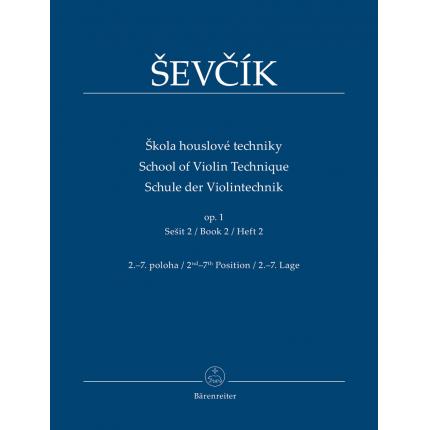  Ševcík 舍夫契克 小提琴技术教程op. 1 第二册 把位2-7 BA09553