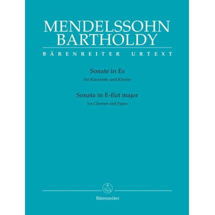  Mendelssohn 门德尔松 降E大调单簧管与钢琴奏鸣曲 BA08151