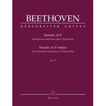 Beethoven 贝多芬 F大调钢琴与圆号或大提琴奏鸣曲op. 17 BA10939