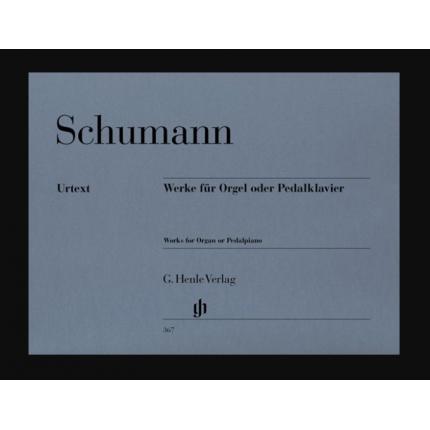 SCHUMANN 舒曼 管风琴或脚键盘钢琴作品集 HN 367