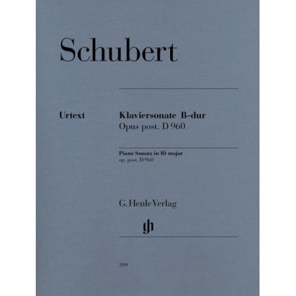 SCHUBERT 舒伯特 降B大调钢琴奏鸣曲 op. post. D 960 HN 399 