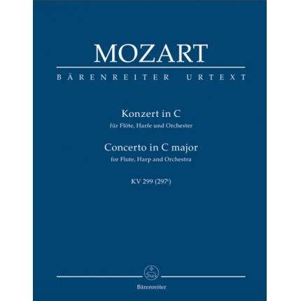  莫扎特 C大调协奏曲--为长笛、竖琴与管弦乐队而作 K. 299 (297c) 总谱 TP00286
