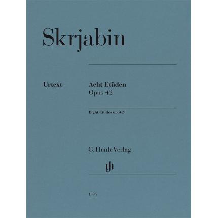 SKRJABIN 斯克里亚宾 八首钢琴练习曲 op. 42 HN 1596