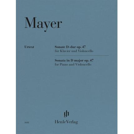  EMILIE MAYER 梅耶 大提琴奏鸣曲 op. 47 HN 1688