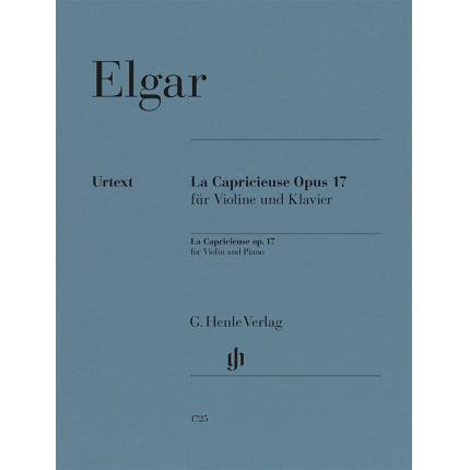 EDWARD ELGAR 埃尔加 随想曲 op. 17（为小提琴和钢琴而作）HN 1725