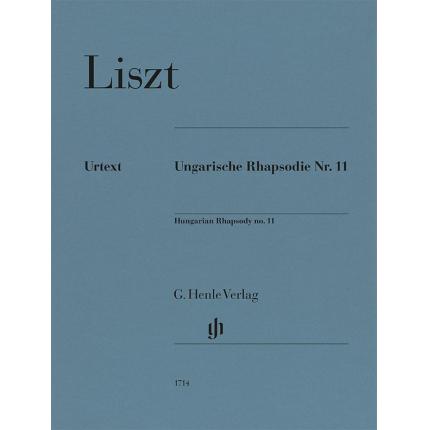 LISZT 李斯特 第11匈牙利狂想曲 no. 11 HN 1714