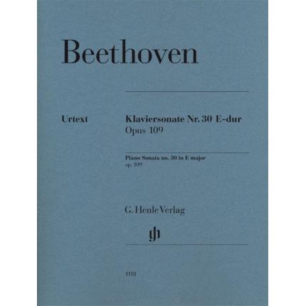  BEETHOVEN 贝多芬 E大调第30钢琴奏鸣曲  no. 30 E major op. 109 HN 1118