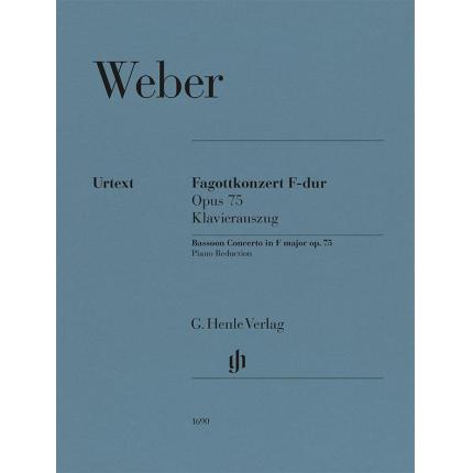  WEBER 韦伯 F大调 单簧管协奏曲 op. 75 HN 1690
